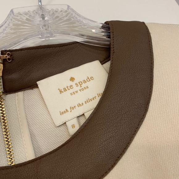 Kate Spade Leather Trim Dress - Picture 4 of 4